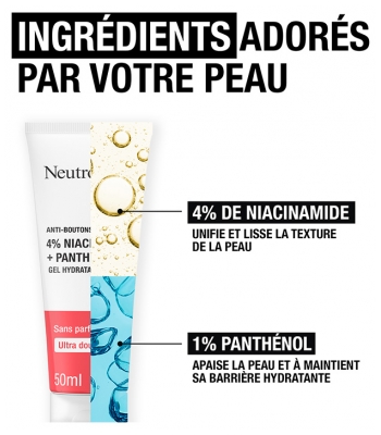Neutrogena Anti-Boutons + Sans Parfum Gel Hydratant 50 ml