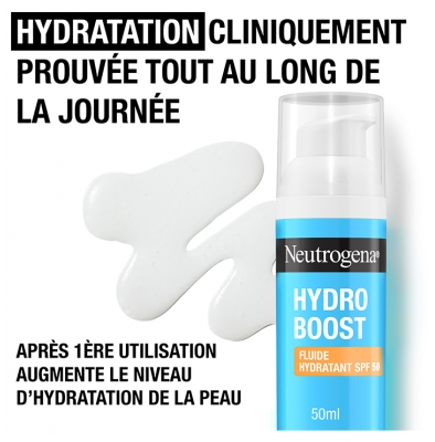 Neutrogena Hydro Boost Sans Parfum Fluide Hydratant SPF50 50 ml