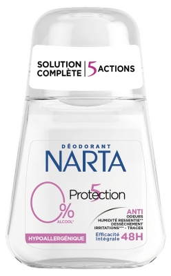 Narta Protection 5 Déodorant Hypoallergénique 48 Heures 50 ML
