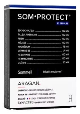 Aragan Synactifs SomProtect Complément Alimentaire 30 Gélules
