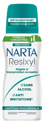 Narta Resixyl Détranspirant 4 Jours pour Peaux Sensibles Spray 100 ML