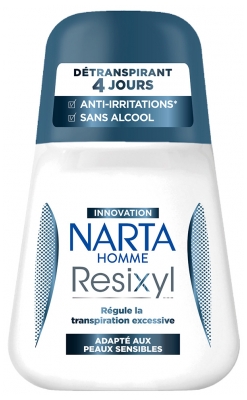 Narta Homme Résixyl 4 Jours Détranspirant Bille 50 ml
