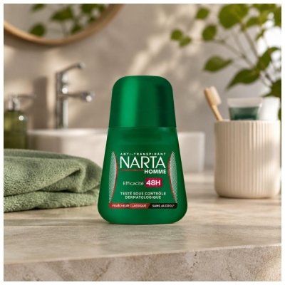 Narta Homme Fraicheur Classqiue Anti-Transpirant 48H Bille 50 ml
