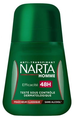 Narta Homme Fraicheur Classqiue Anti-Transpirant 48H Bille 50 ml
