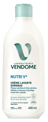 Laboratoires Vendôme Nutri V+ Crème Lavante Surgras Peaux Sèches à Très Sèches 400 ml