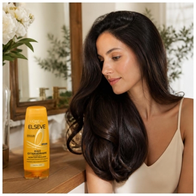 L'Oréal Paris Elseve Huile Extraordinaire Nutrition Profonde Après-Shampoing Démêlant 200 ml
