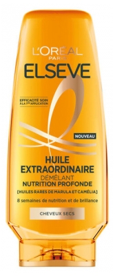 L'Oréal Paris Elseve Huile Extraordinaire Nutrition Profonde Après-Shampoing Démêlant 200 ml