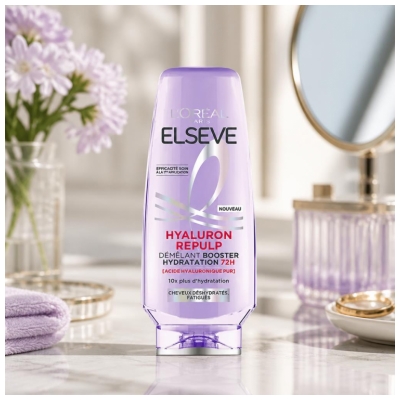 L'Oréal Paris Elseve Hyaluron Repulp Après Shampoing Démêlant Hydratation 72H 200 ml