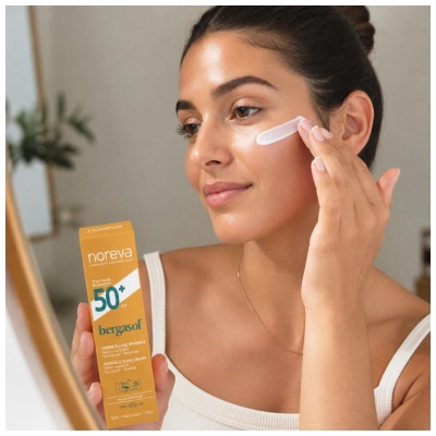 Noreva Bergasol Crème Fluide Invisible Spf50+ 50 ml