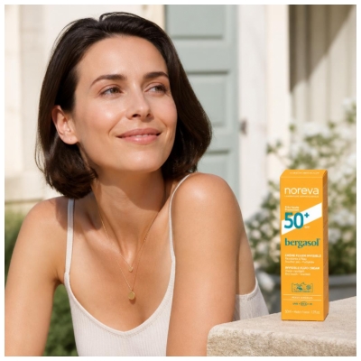 Noreva Bergasol Crème Fluide Invisible Spf50+ 50 ml