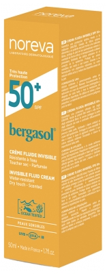 Noreva Bergasol Crème Fluide Invisible Spf50+ 50 ml