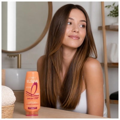 L'Oréal Paris Elseve Dream Long Après-Shampoing Démêlant Anti-Fourches Cheveux Longs Abîmés 250 ml