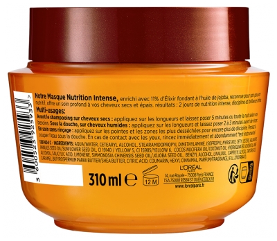 L'Oréal Paris Elseve Huile Extraordinaire Masque Jojoba 310 ml