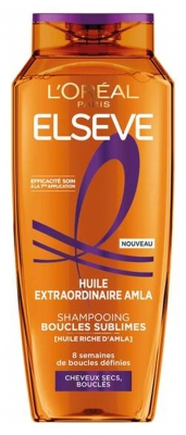 L'Oréal Paris Elseve Huile Extraordinaire Amla Shampoing Boucles Sublimes Cheveux Secs Bouclés 250 ml