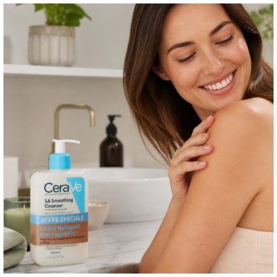 CeraVe SA Gel Nettoyant Anti-Rugosités Lot 2 x 473 ML