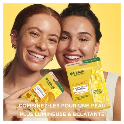 Garnier SkinActive Vitamine C Booster d'Éclat Masque Tissu Yeux 5 g