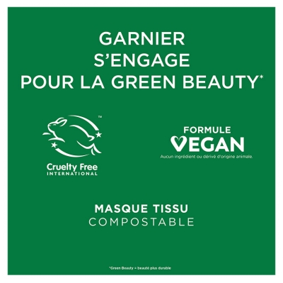 Garnier SkinActive Vitamine C Booster d'Éclat Masque Tissu Yeux 5 g