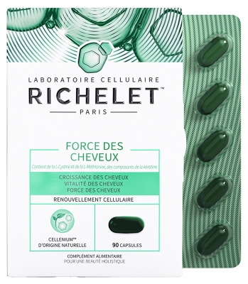Richelet Force Des Cheveux Complément Alimentaire Cheveux 90 Capsules