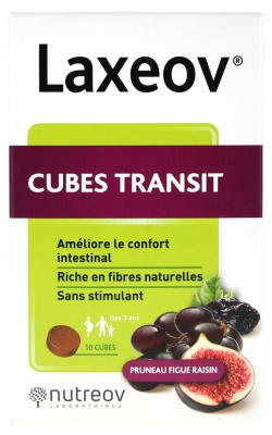 Nutreov Laxeov Transit Pruneau-Figue-Raisin 10 Cubes