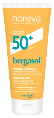Noreva Bergasol Mousse Flouteur Visage SPF 50 + 50 ML