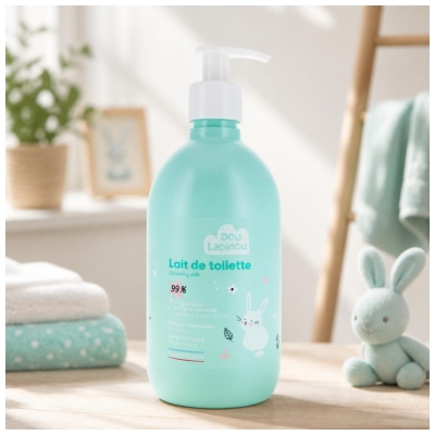Dou Lapinou Lait de Toilette Sans Rinçage 500 ml