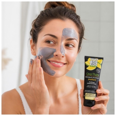 Léa Nature SO BIO étic Clean'Yuzu Masque Charbon Purifiant Biologique 75 ML