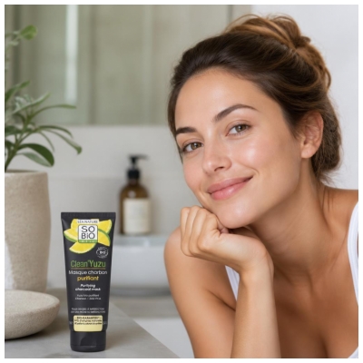 Léa Nature SO BIO étic Clean'Yuzu Masque Charbon Purifiant Biologique 75 ML