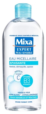 Mixa Eau Micellaire Apaisante Démaquillante 400 ml