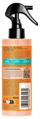 Franck Provost Expert Nutri-Frizz Soin Spray Raviveur Des Boucles Sans Rinçage Cheveux Très Secs ou Frisés 190 ml