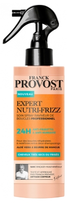 Franck Provost Expert Nutri-Frizz Soin Spray Raviveur Des Boucles Sans Rinçage Cheveux Très Secs ou Frisés 190 ml