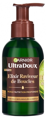 Garnier Ultra Doux Elixir Raviveur de Boucles Cheveux Secs Bouclés à Crépus 120 ml