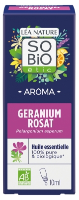 Léa Nature SO BIO étic Aroma Huile Essentielle de Géranium Rosat Biologique 10 ML