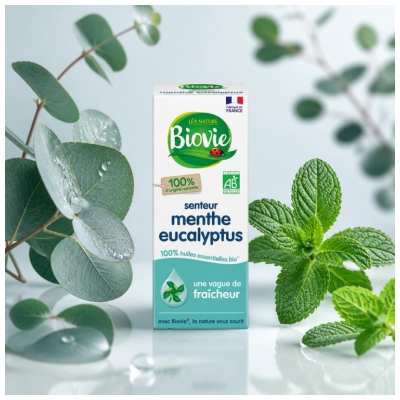 Biovie Huile Essentielle de Menthe Eucalyptus Biologique 10 ML