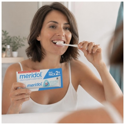 Meridol Protection Gencives Dentifrice Lot de 2 x 75 ml