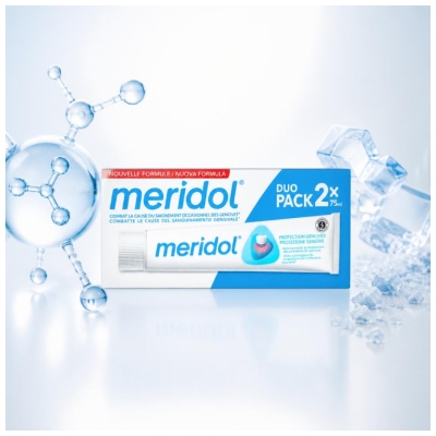 Meridol Protection Gencives Dentifrice Lot de 2 x 75 ml