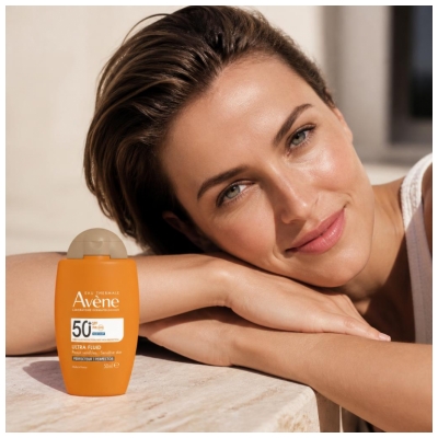Avène Solaire Ultra Fluid Perfecteur Visage Peaux Sensibles SPF50+ 50 ml
