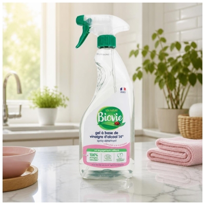 Biovie Spray Gel Détartrant Base d'Alcool 14° 750 ML