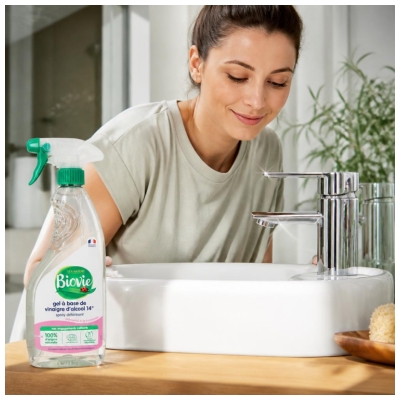 Biovie Spray Gel Détartrant Base d'Alcool 14° 750 ML
