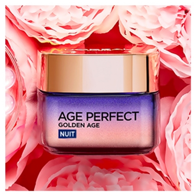 L'Oréal Paris Age Perfect Golden Age Soin Nuit Froid Re-Stimulant Anti-Relâchement 50 ml