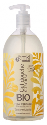 Mkl Green Nature Gel Douche Bio 1 l Fleur d'Oranger