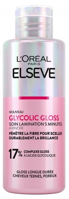 L'Oréal Paris Elseve Glycolic Gloss Soin Lamination 5 minutes Acide Glycolique 200 ml