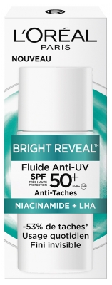 L'Oréal Paris Bright Reveal Fluide Anti-Uv Anti-Taches Niacinamide SPF50+ 50 ml