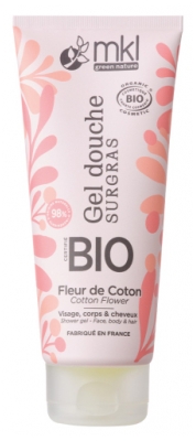 MKL Green Nature Gel Douche Surgras Fleur de Coton Biologique 200 ML