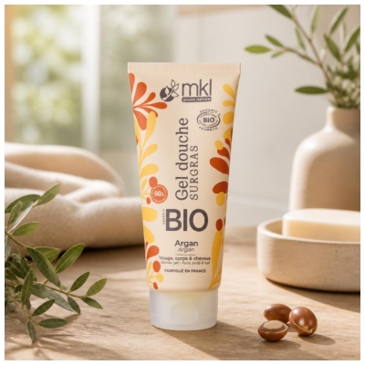 MKL Green Nature Gel Douche Surgras Argan Biologique 200 ML