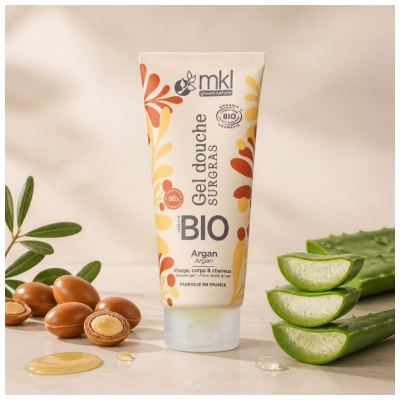 MKL Green Nature Gel Douche Surgras Argan Biologique 200 ML