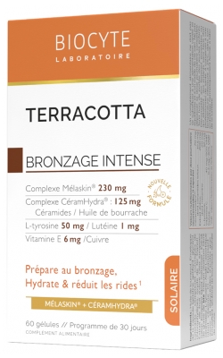 Biocyte Terracotta Bronzage Intense 60 Unités