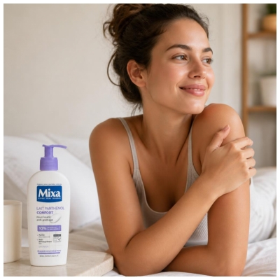 Mixa Lait Panthénol Confort Peaux Sèches et Réactives 250 ml