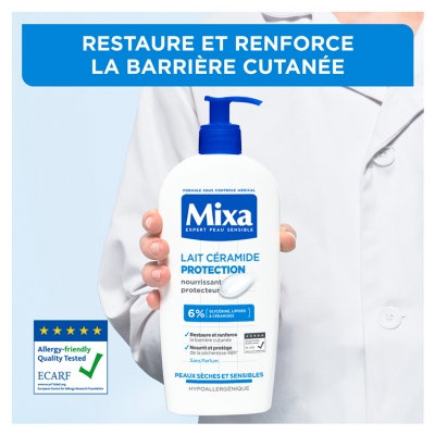 Mixa Lait Céramide Protection Peaux Sèches et Sensibles 250 ml