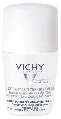 Vichy Déodorant Duo Billes Peaux Sensibles 2 x 50 ml
