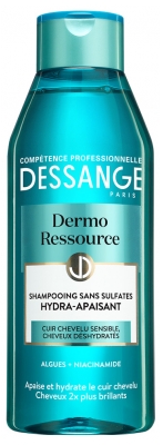 Dessange Dermo Ressource Shampooing Sans Sulfates Hydra-Apaisant Algues + Niacinamide 250 ml